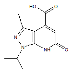 1-Isopropyl-3-methyl-6-oxo-6,7-dihydro-1H-pyrazolo[3,4-b]pyridine-4-carboxylic Acid