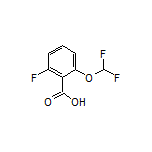 2-(Difluoromethoxy)-6-fluorobenzoic Acid