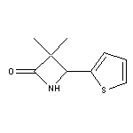3,3-dimethyl-4-(thiophen-2-yl)azetidin-2-one