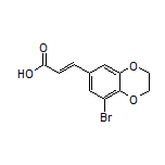 3-(8-Bromo-2,3-dihydrobenzo[b][1,4]dioxin-6-yl)acrylic Acid