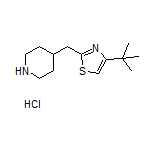 4-(tert-Butyl)-2-(piperidin-4-ylmethyl)thiazole Hydrochloride