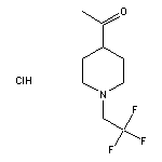 1-[1-(2,2,2-trifluoroethyl)piperidin-4-yl]ethan-1-one hydrochloride