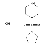 4-(pyrrolidine-1-sulfonyl)piperidine hydrochloride
