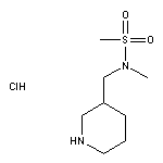 N-methyl-N-(piperidin-3-ylmethyl)methanesulfonamide hydrochloride