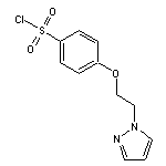 4-(2-(1H-Pyrazol-1-yl)ethoxy)benzenesulfonyl chloride