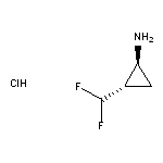 rac-(1R,2R)-2-(difluoromethyl)cyclopropan-1-amine hydrochloride