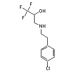 3-{[2-(4-chlorophenyl)ethyl]amino}-1,1,1-trifluoropropan-2-ol