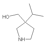 [3-(propan-2-yl)pyrrolidin-3-yl]methanol