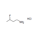 3-Fluoro-1-butanamine Hydrochloride