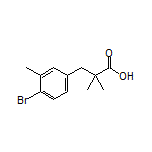 3-(4-Bromo-3-methylphenyl)-2,2-dimethylpropanoic Acid