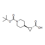 (1R,2S)-2-(1-Boc-4-piperidyl)cyclopropanecarboxylic Acid