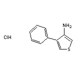 4-phenylthiophen-3-amine hydrochloride
