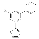 4-chloro-6-phenyl-2-(thiophen-2-yl)pyrimidine