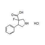 3-Fluoro-4-phenylpyrrolidine-3-carboxylic Acid Hydrochloride