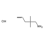 2,2-Dimethylpent-4-en-1-amine Hydrochloride