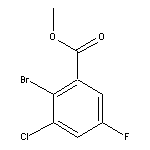 Methyl 2-bromo-3-chloro-5-fluorobenzoate