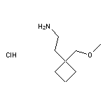 2-[1-(Methoxymethyl)cyclobutyl]ethanamine Hydrochloride