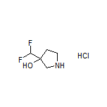 3-(Difluoromethyl)pyrrolidin-3-ol Hydrochloride