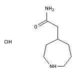 2-(azepan-4-yl)acetamide hydrochloride