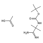tert-Butyl (1-amino-1-imino-2-methylpropan-2-yl)carbamate acetate