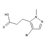 3-(4-bromo-1-methyl-1H-pyrazol-5-yl)propanoic acid