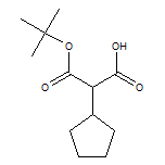 3-(tert-Butoxy)-2-cyclopentyl-3-oxopropanoic Acid