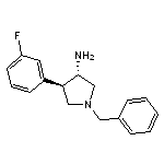 rac-(3R,4S)-1-benzyl-4-(3-fluorophenyl)pyrrolidin-3-amine