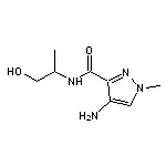 4-amino-N-(1-hydroxypropan-2-yl)-1-methyl-1H-pyrazole-3-carboxamide