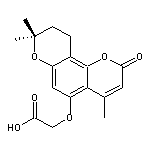 2-({4,8,8-trimethyl-2-oxo-2H,8H,9H,10H-pyrano[2,3-h]chromen-5-yl}oxy)acetic acid