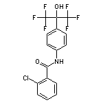 2-Chloro-N-(4-(1,1,1,3,3,3-hexafluoro-2-hydroxypropan-2-yl)phenyl)benzamide