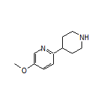 5-Methoxy-2-(4-piperidyl)pyridine