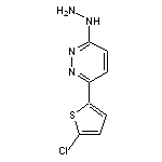 3-(5-chlorothiophen-2-yl)-6-hydrazinylpyridazine
