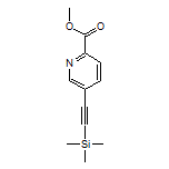 Methyl 5-[2-(Trimethylsilyl)ethynyl]pyridine-2-carboxylate