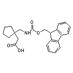 2-[1-[(Fmoc-amino)methyl]cyclopentyl]acetic Acid