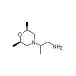 2-[(2R,6S)-2,6-Dimethylmorpholino]-1-propanamine