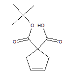 1-[(tert-Butoxy)carbonyl]cyclopent-3-ene-1-carboxylic Acid