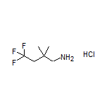 4,4,4-Trifluoro-2,2-dimethyl-1-butanamine Hydrochloride