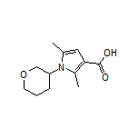 2,5-Dimethyl-1-(tetrahydro-2H-pyran-3-yl)-1H-pyrrole-3-carboxylic Acid