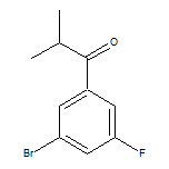 1-(3-Bromo-5-fluorophenyl)-2-methyl-1-propanone