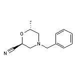 rac-(2R,6S)-4-benzyl-6-methylmorpholine-2-carbonitrile