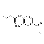 Methyl 3-amino-4-butyramido-5-methylbenzoate
