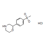 2-[4-(Methylsulfonyl)phenyl]morpholine Hydrochloride