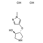 rac-(3R,4R)-4-[(1-methyl-1H-pyrazol-4-yl)oxy]pyrrolidin-3-ol dihydrochloride