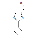 5-(Chloromethyl)-3-cyclobutyl-1,2,4-oxadiazole