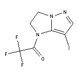 2,2,2-trifluoro-1-{7-iodo-1H,2H,3H-pyrazolo[1,5-a]imidazol-1-yl}ethan-1-one