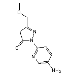 1-(5-aminopyridin-2-yl)-3-(methoxymethyl)-4,5-dihydro-1H-pyrazol-5-one