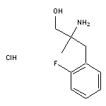 2-amino-3-(2-fluorophenyl)-2-methylpropan-1-ol hydrochloride