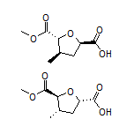 rac-(2R,4R,5R)-5-(Methoxycarbonyl)-4-methyltetrahydrofuran-2-carboxylic Acid