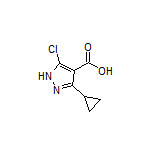 5-Chloro-3-cyclopropyl-1H-pyrazole-4-carboxylic Acid