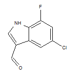 5-Chloro-7-fluoro-1H-indole-3-carbaldehyde
